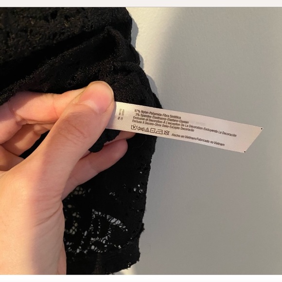 Free People black lace tank - Picture 6 of 6